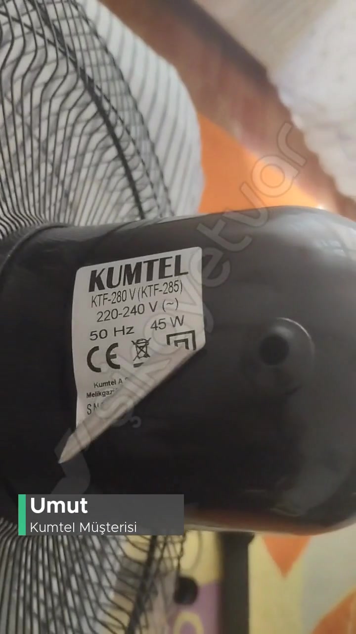 Kumtel Vantilatör Ayakları Kırılması Ve Çözüm Bulunmaması! videonun kapak resmi