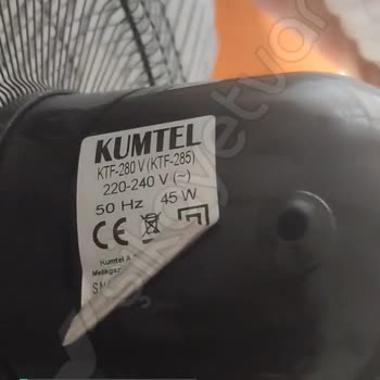 Kumtel Vantilatör Ayakları Kırılması Ve Çözüm Bulunmaması!