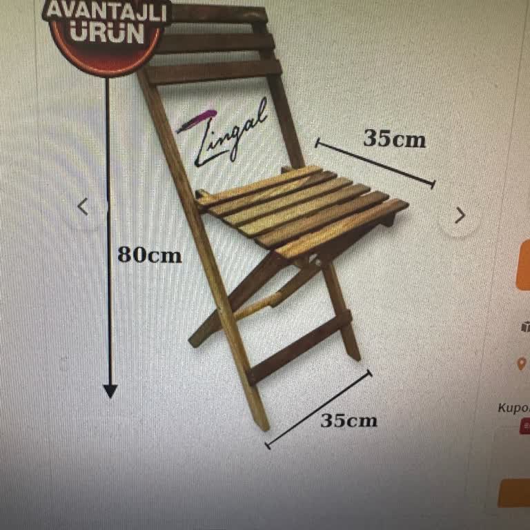 Aras Kargo Ahşap Katlanır Sandalye Kaybolan Ürün!