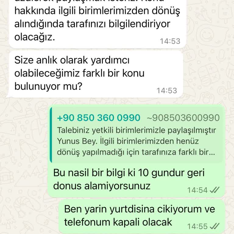 Silk and Cashmere Silk&Cashmere Hayal Kırıklığı Yaratan Müşteri Hizmetleri