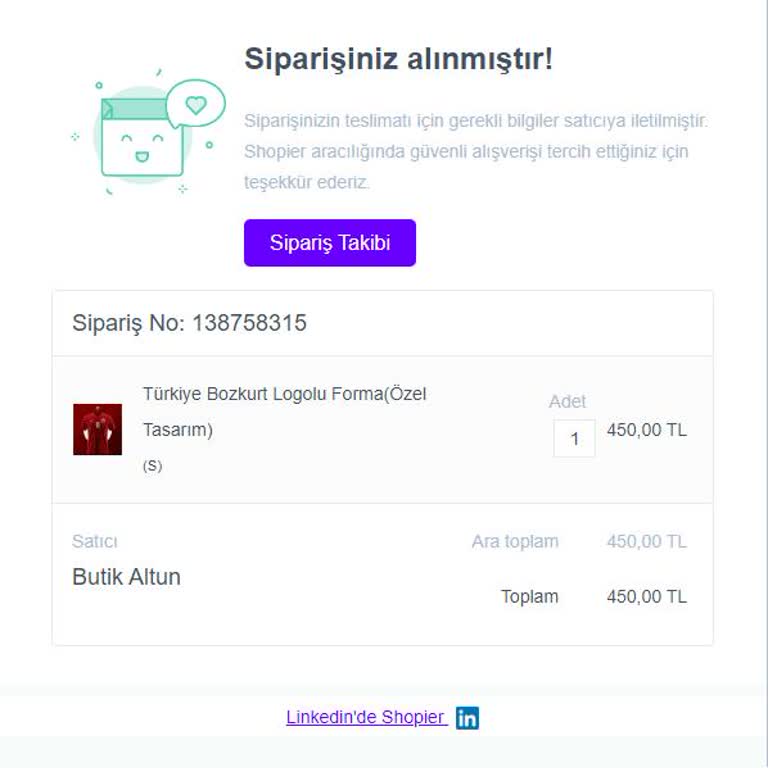 Shopier Sipariş İptal Etmek İstiyorum