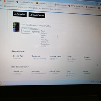 Deniz Butik İade Üründen Kesilen Ücret