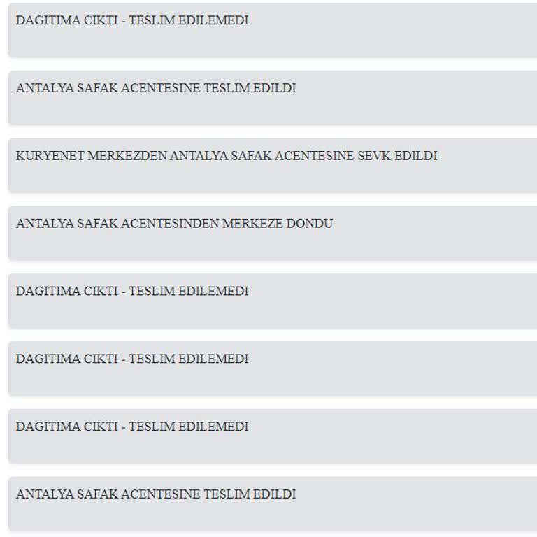 Kartım 2 Aydır Kuryenet'te Lakin Teslim Alamadım