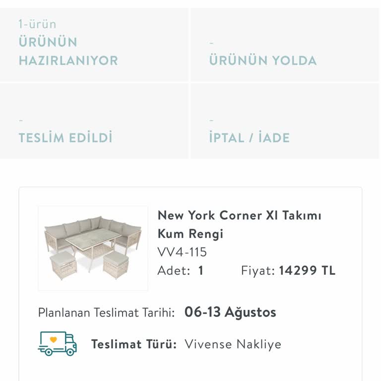 Vivense Bahçe Takımı Aylar Süren Bekleyiş