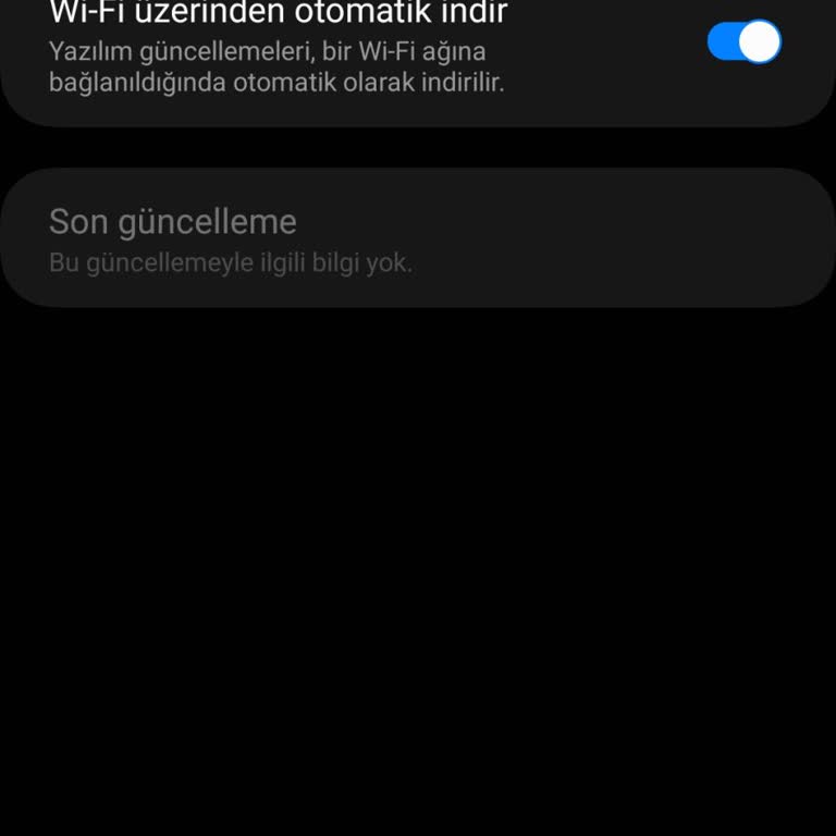 Samsung Galaxy A71 Yazılım Güncellemesi Desteği