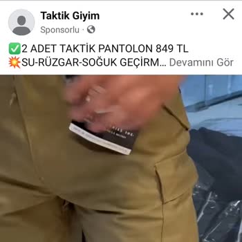Taktik Pantolon (kargopantolon) Taktik Giyim (Kargo Pantolon. Site Ve Marmara GYM Giyim Sanayi)