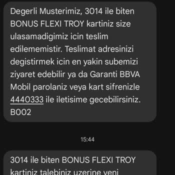 Garanti Bankası Ve PTT Kargo İle Yaşadığım Kredi Kartı Teslim Sorunu