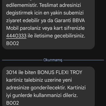 Garanti Bankası Ve PTT Kargo İle Yaşadığım Kredi Kartı Teslim Sorunu