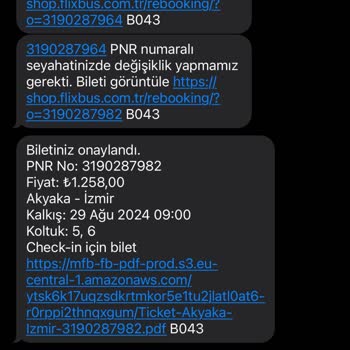 Kamil Koç Yaşanan Bilet Ve Müşteri Hizmetleri Sorunu