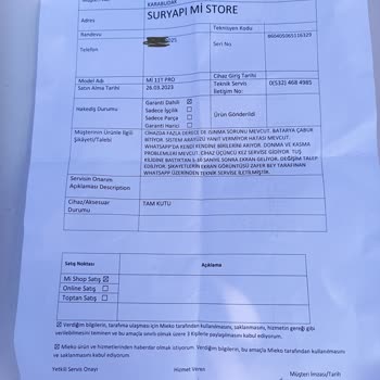 Xiaomi İlgisiz Yetkili Servis