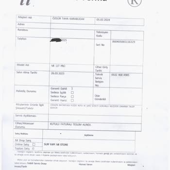 Xiaomi İlgisiz Yetkili Servis