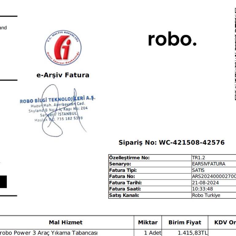 Robotürkiye Ürünü Göndermiyor