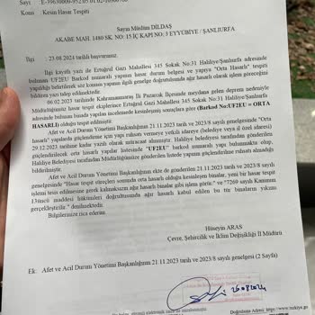 DASK Acil Yardım Cumhurbaşkanın Verdiği Belgeleri Kabul Edilmesi
