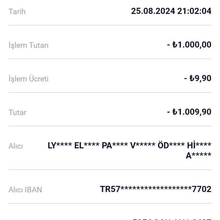 Fups Hesaba Para Gönderme Ve Hesaba Geçmediği Gibi İade Edilmemesi