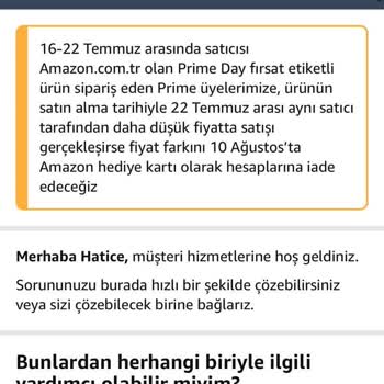 Amazon Müşteri Hizmetleri Prime Hizmeti Gerekliliklerini Yapmıyor.