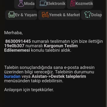 Trendyol Siparişinin Onaysız İptali Ve Mağduriyet