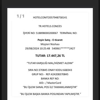 Hotels.com Otel Rezervasyonunda Ekstra Ücret Ve İptal Sorunu