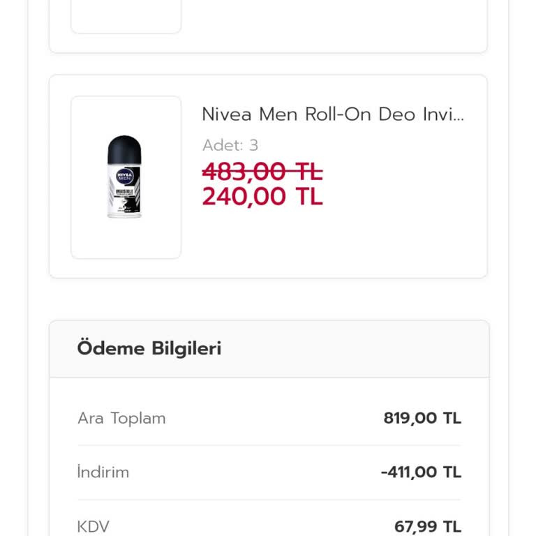Rossmann Online Alınan Ürünlerin İptal Edilmesi Para İadesi Olmaması