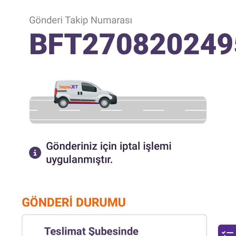 Hepsijet İle Yaşanan Teslimat Sorunu Ve İletişim Eksikliği