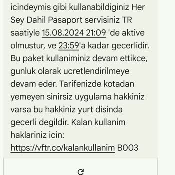 Yurt Dışı Kullanımında Haksız Ücret Talebi