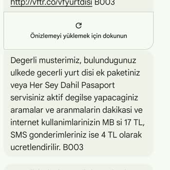 Yurt Dışı Kullanımında Haksız Ücret Talebi