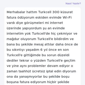 Turkcell Çekim Sorunları ve Çözüm Eksikliği