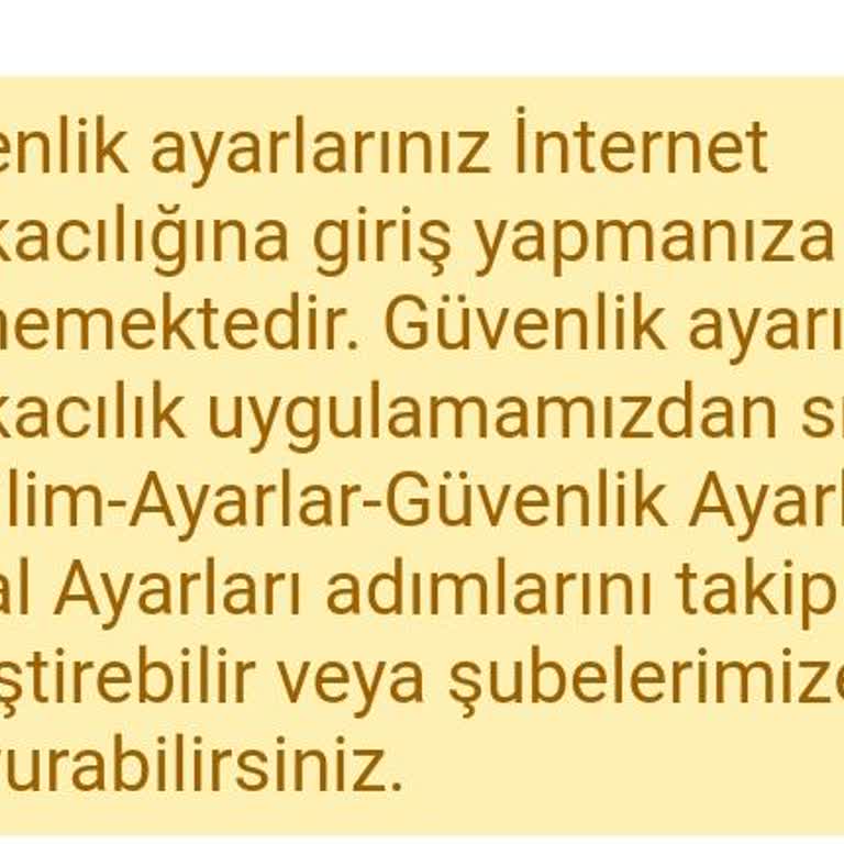 VakıfBank Mobil Uygulaması Hatası