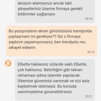 Trendyol Verdiğim Siparişi 10 Gün Geçmesine Rağmen Yollamadı,