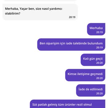 Getir Ürün Teslimatında Yaşanan Sorunlar