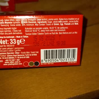 Bozuk Ülker Napoliten Çikolata