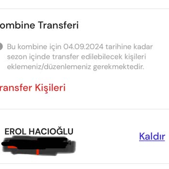 Passolig Kombine Aktarma Sorunu