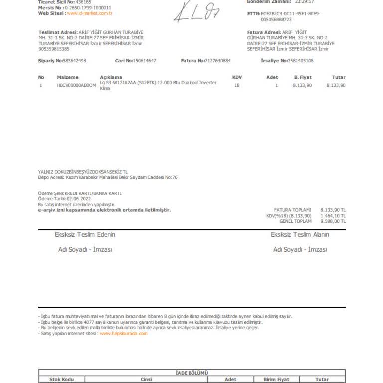 LG 12.000 BTU Klima Kötü, Servis Kötü, Hatalı Ürün, Destek Yok