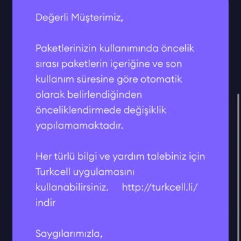 Turkcell GNÇ Hediye İnternet Kullanımında Yaşadığım Sorun