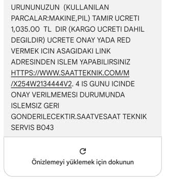 Saat Ve Saat Firması Welder Saat Şikayeti