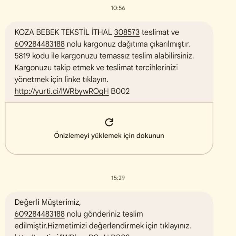 Koza Bebek Bilgim Dışı Sepetimden Ürün Çıkarıp Eksik Gönderme.