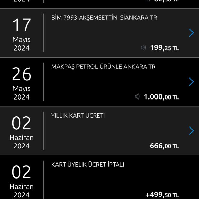 Yapı Kredi Bankası Kart Aidatı Ücreti