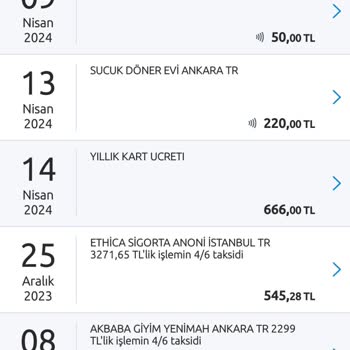 Yapı Kredi Bankası Kart Aidat Ücreti