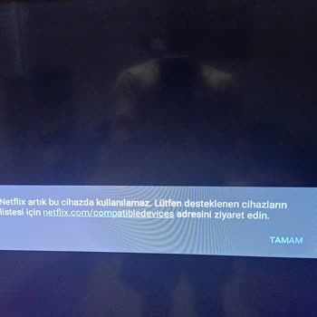 Onvo Televizyonumda Netflix Sorunu Ve Yanıtsız Kalan Destek