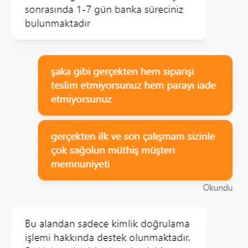 Kabasakalonline.com Bakiye İade Çözülmeyen Sorun