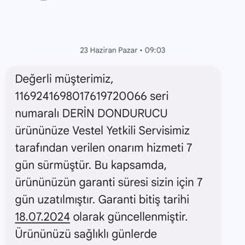 Vestel Regal Derin Dondurucu Arızası Ve Servis Sorunları