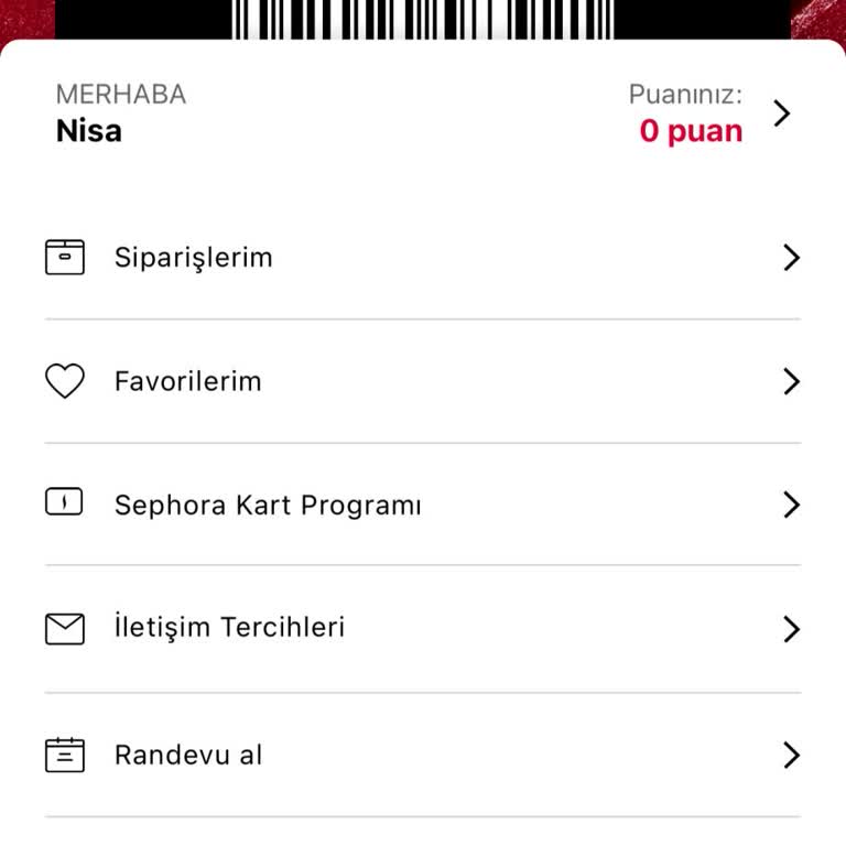 Sephora Kart Programı Sorunu