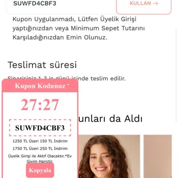 Suwen Kupon Kodlarının Geçersizliği Ve Müşteri Memnuniyetsizliği