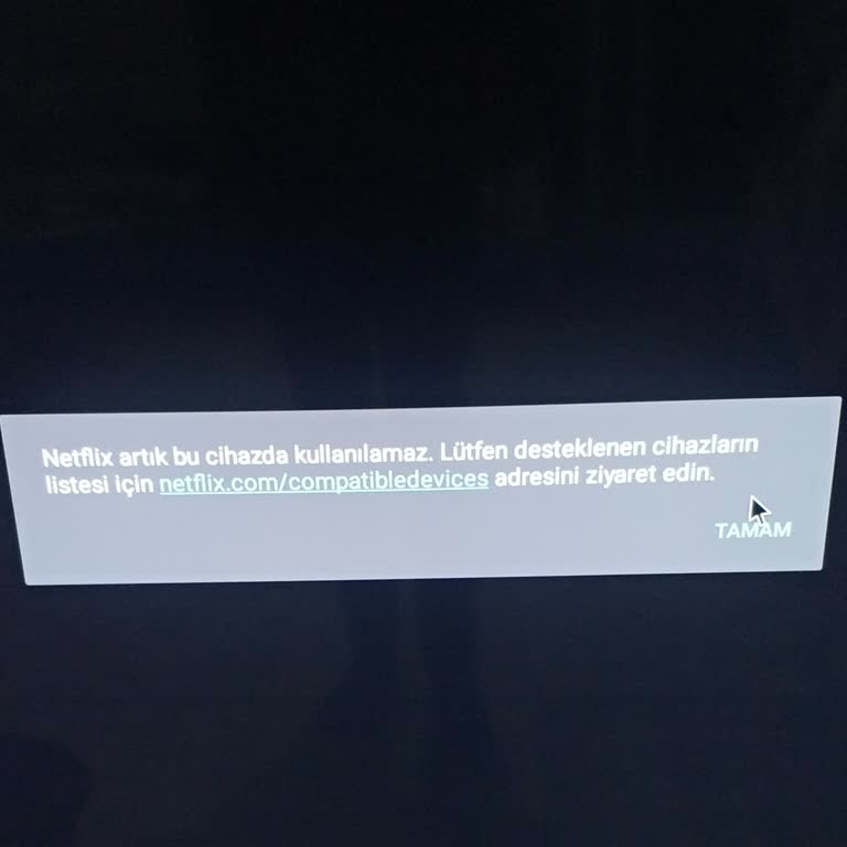 1 Yıllık Axen TV'de Netflix Sorunu