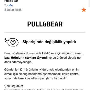 Ziraat Bankası Pull And Bear Para İptal İadesi Kartıma Gelmedi