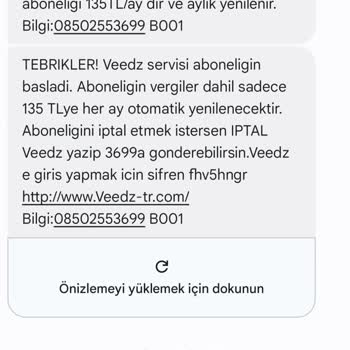 Veedz-tr.com Veedz Üyelik Ücretimin İadesi