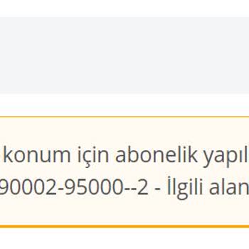 Ckboğaziçi Elektrik Aboneliği Hatası