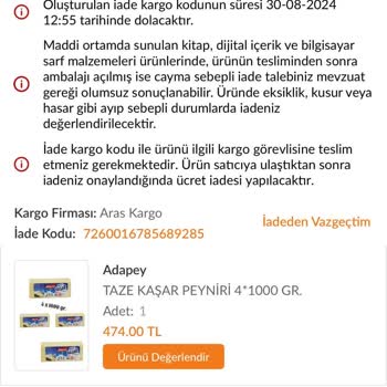 Trendyol İade Alınmaması Ve Müşteri Mağduriyeti