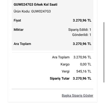 Saat & Saat Ürün İade Kodu Alamıyorum