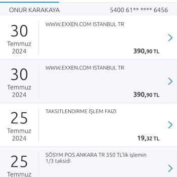 Exxen 2 Defa Para Çekimi