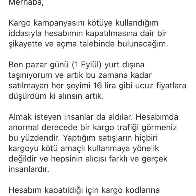 Dolap Haksız Yere Uygulamaya Erişimimi Engelledi